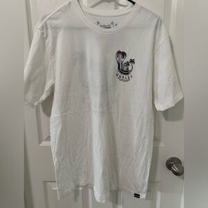 Hurley White Cobra Graphic Tee